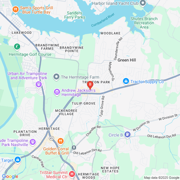 Nashville Best Salon location map: 4636 Lebanon Pike, Hermitage, TN